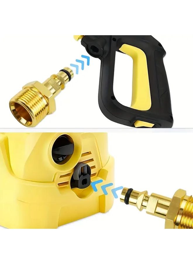 Karcher M22 14 Premium Copper Quick Connect Adapter For Pressure Washers Car Wash Guns - Image 4